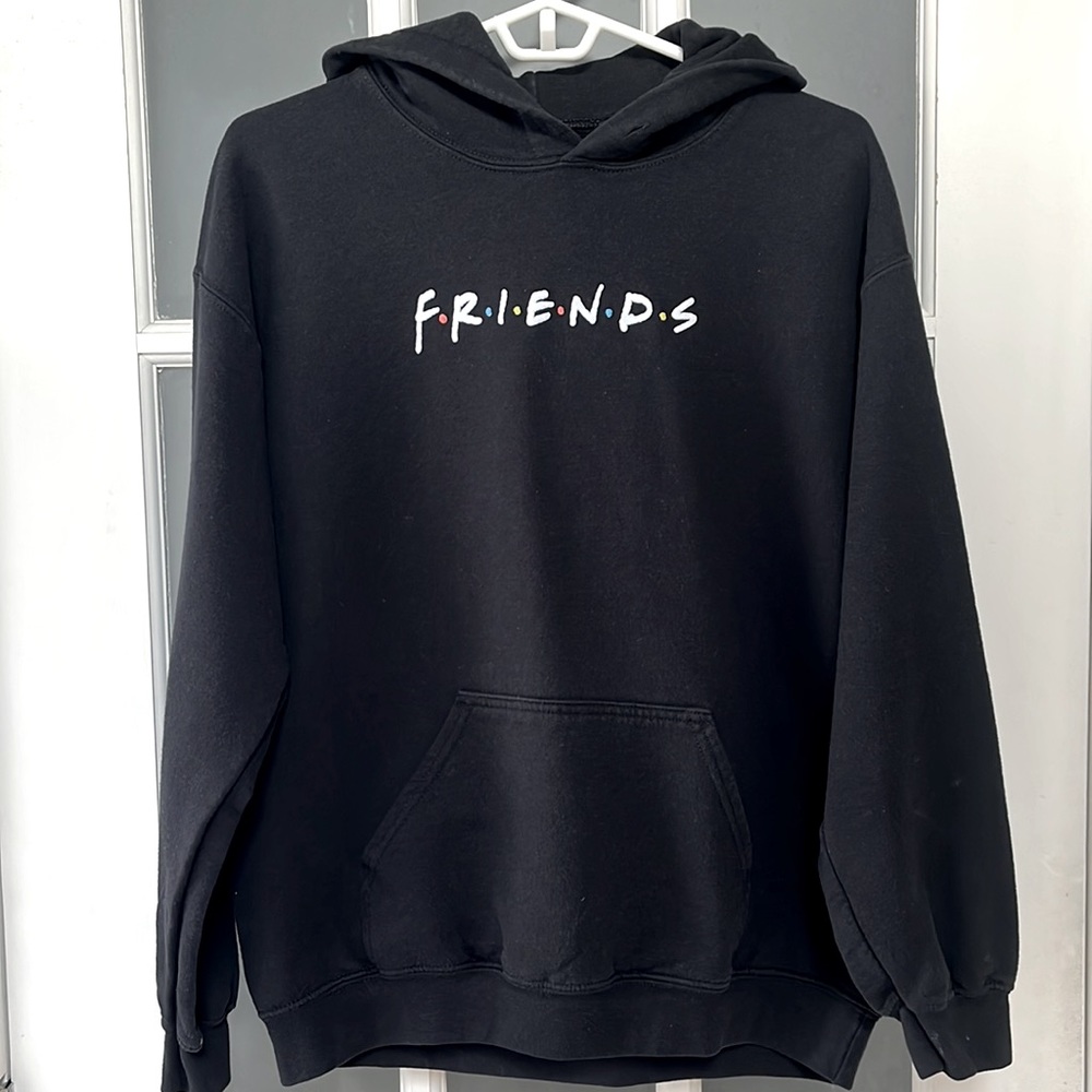 Forever 21 Friends Black Hoodie, size S/M, EUC